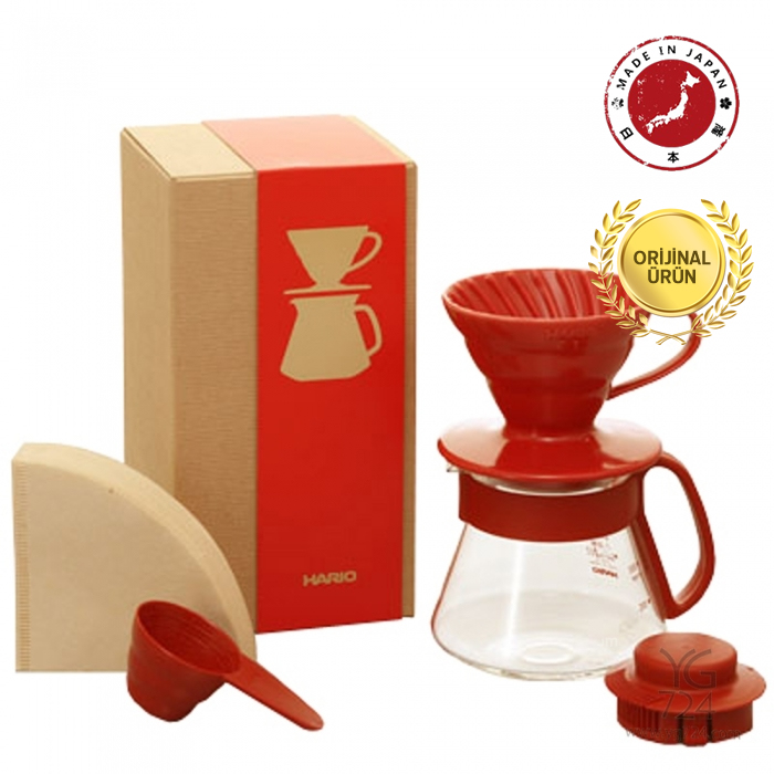 Hario V60 01 Seramik Kahve Demleme Seti