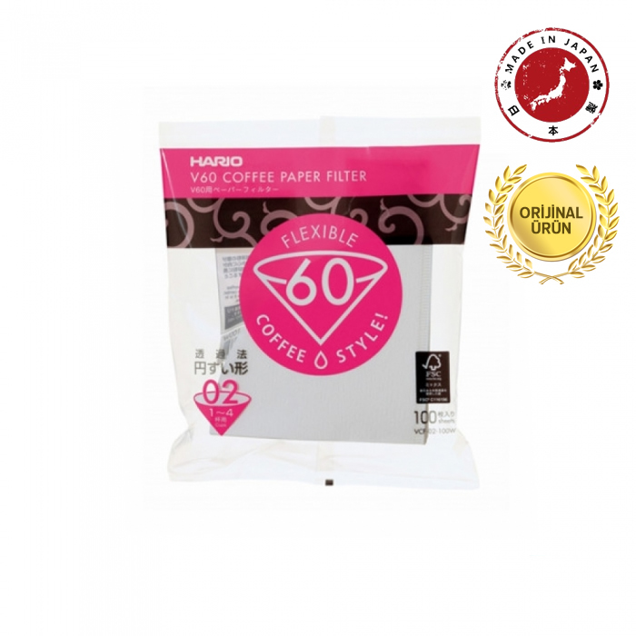 Hario V60 Filtre Kağıdı (02) 100 adet